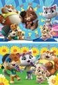 Puzzle SuperColor 2x60: 44 Koty (21607)
