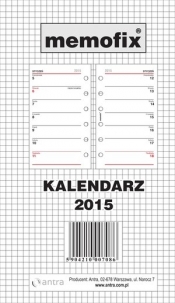 Wkład kalendarzowy 2016 do organizera Memofix A5