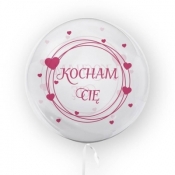 Tuban, balon 45 cm - Kocham Cię, różowy (TU 3707)