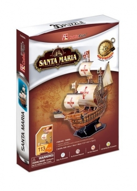 Puzzle 3D: Żaglowiec Santa Maria (306-24008)