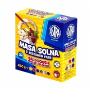 Masa solna Astra 0,45kg + Farby, 6 kolorów (324109001)