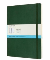 Notes 19x25 kropki myrtle green MOLESKINE