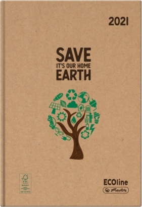 Kalendarz 2021 A5 Eco Drzewo HERLITZ