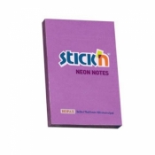 Notes samoprzylepny 76x51mm neon fioletowy