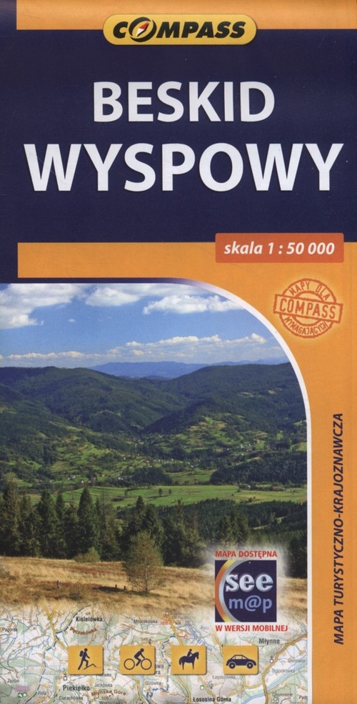 Beskid Wyspowy mapa turystyczna