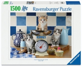 Ravensburger, Puzzle 1500: Kociaki w kuchni