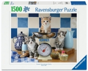 Ravensburger, Puzzle 1500: Kociaki w kuchni