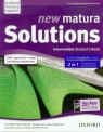 New Matura Solutions Intermediate Student's Book + broszura + online Zakres podstawowy i rozszerzony