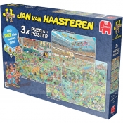 Puzzle 3w1: Jan van Haasteren - WC Football (19008)