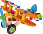 Heros, Klocki konstrukcyjne Samolot drewniany 4w1, 90 elementów
