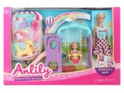 Lalka Icom Anlily z córką na placu zabaw 29 cm (7132111)