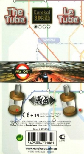 Łamigłówka w butelce: Metro - poziom 1/4 (105137)