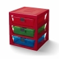 Lego, regał z szufladami - Czerwony (40950001)
