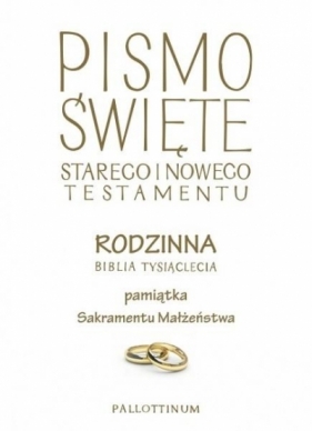 Biblia Tysiąclecia rodzinna czerwona (ślub) - Opracowanie zbiorowe