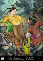 Kalendarz Stryjeńska 2025 A3 pion - Opracowanie zbiorowe