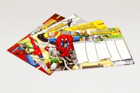 Plan lekcji z magnesem Spiderman mix