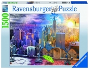 Ravensburger, Puzzle 1500: Sezony w Nowym Jorku (16008)