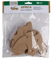 Kształty kartonowe 3D Afryka