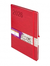 Kalendarz 2026 Formalizm A4 TDW - Czerwony