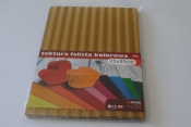 Tektura falista 3D 25cm x 35cm. złota/srebrna 10 sztuk