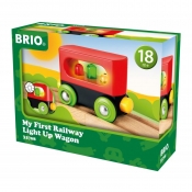 Brio World: Mój pierwszy pociąg - wagon podświetlany (63370800)