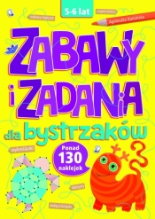 Zabawy i zadania dla bystrzaków 5-6 lat - Kamińska Agnieszka