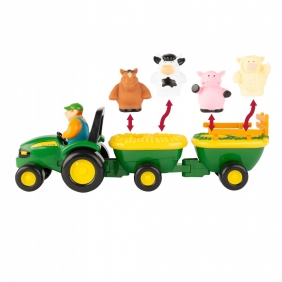 Traktor dźwiękowy ze zwierzętami John Deere (34908)