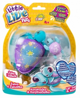 LITTLE LIVE PETS Żółw i żółwik, Fioletowy (MO-28315-1)