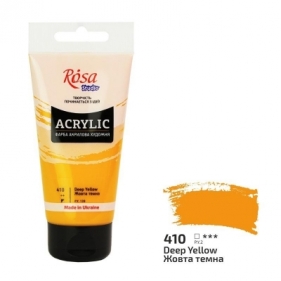 Farba akrylowa dark yellow 410 75ml