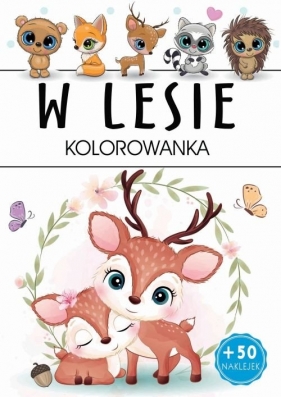 W lesie Kolorowanka