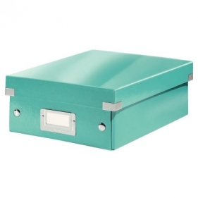 Pudło archiwizacyjne Leitz Click & Store z przegródkami - turkusowy 220 mm x 100 mm x 285 mm (60570051)