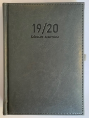 Kalendarz nauczyciela 2019/20 B6D Nebraska gumka Szary