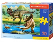 Puzzle 70 Tyrannosaurus vs Triceratops (B-070084)
