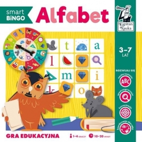 Alfabet. Smart Bingo. Gra edukacyjna. Kapitan Nauka - Gołaszewska Izabela