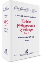 Kodeks postępowania cywilnego Tom 2 Komentarz do art. 367-729