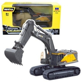 Koparka gąsienicowa metalowa czarna 1:50