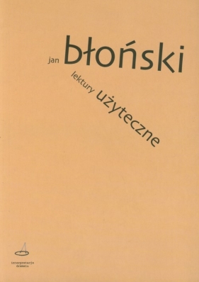 Lektury użyteczne - Błoński Jan