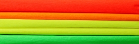 Bibuła marszczona fluorescencyjna 4 kolory