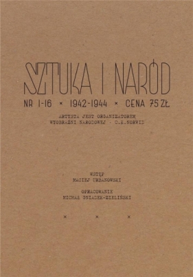 Sztuka i Naród (1942-1944) - Praca zbiorowa