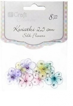KWIATKI 2,5 CM 8 SZT BPZ-DP CRAFT - CEOZ-001