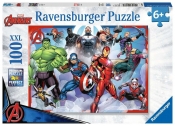 Puzzle XXL 100: Avengers - Zgromadzenie rysunkowe (10808)