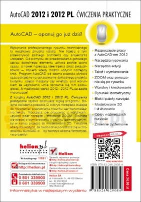 AutoCAD 2012 i 2012 PL Ćwiczenia praktyczne - Babiuch Mirosław