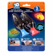 Fabryka 3D – Magiczne żele 2-pack świecące w ciemności, 2 ass