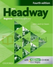 Headway NEW 4th Ed Beginner WB +CD +key - Liz Soars, John Soars