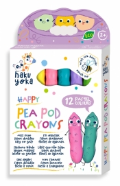 Kredki - Uśmiechnięte fasolki, 12 kolorów