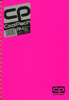 Brulion A4 CoolPack 200 kartek różowy neon