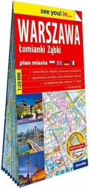 Plastic map Warszawa, Łomianki, Ząbki mapa - Opracowanie zbiorowe