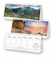 Kalendarz 2026 biurowy stojący Cezar MIX