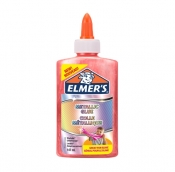 Elmer's metaliczny klej PVA, zmywalny, różowy, 147 ml - doskonały do Slime (2109508)