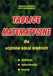 Tablice matematyczne dla uczniów szk. śr. Kiełbasa - P. Łukasiewicz, A. Kiełbasa